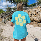 Sunflower Print Short Sleeve T-shirt