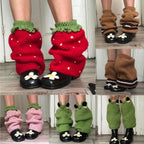 Strawberry Crochet Leg Warmers