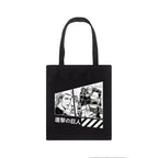 Cute Titan Anime Cartoon Print Canvas Tote Bag Shopping Shoulder Bag Aesthetic Casual Summer E-Girl Kawaii Korean Japanese Harajuku