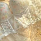Floral Lace Embroidery Corset Top