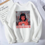 Cute Angel Demon Girl Print Sweater Pullover Hoodie Long Sleeve Top Shirt Sweatshirt E-Girl Kawaii Korean Japanese Harajuku Retro Streetwear Aesthetic