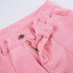Pink Pocket Cargo Pants