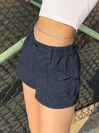 Low Waist Cargo Shorts