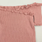 Cute Sexy Knit Crochet Off Shoulder Crop Top Shirt Tee T-shirt E-Girl Kawaii Korean Japanese Harajuku Retro Streetwear Aesthetic