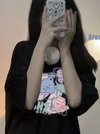 Gummy Bear Print Short Sleeve T-shirt