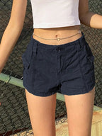 Low Waist Cargo Shorts