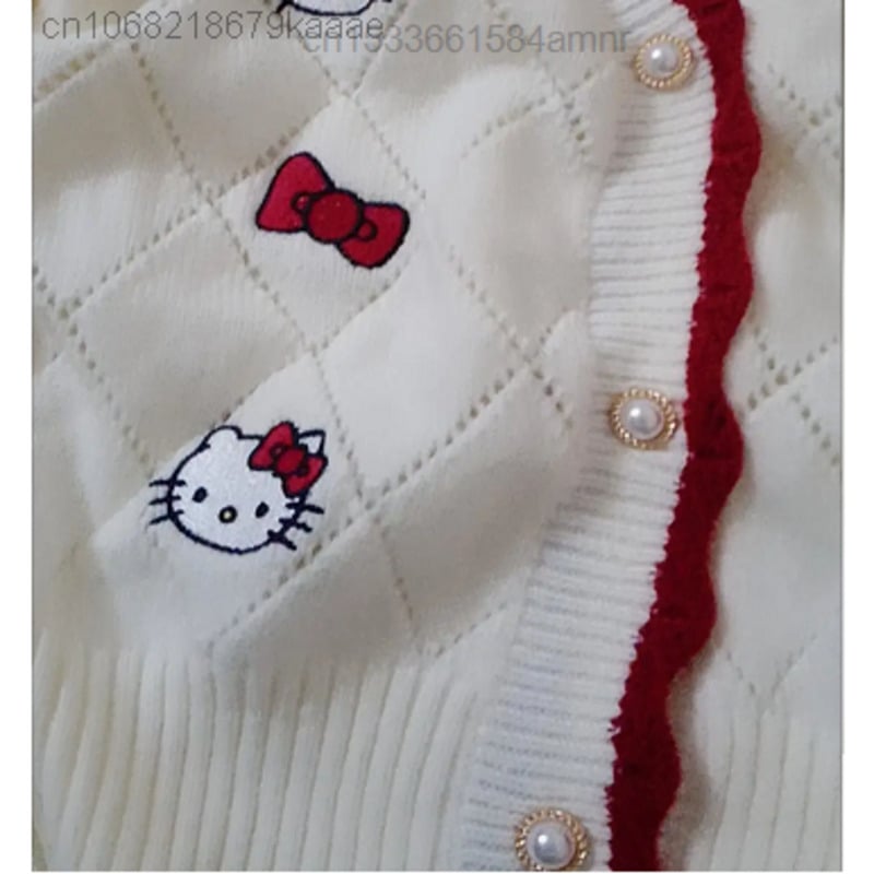 Cat Anime Print Cardigan