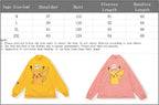 Cute Pikachu Cartoon Oversized Sweater Turtleneck Long Sleeve Shirt Pullover Hoodie Sweatshirt E-Girl Kawaii Korean Japanese Harajuku Retro Streetwear