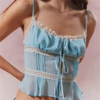 Blue Fairy Spaghetti Strap Top
