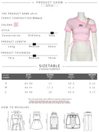 Sweet Pink Off Shoulder Short Sleeve Shirt