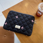 Bow Padded Sleeve Laptop Bag