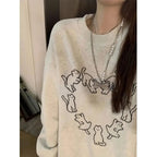 Cat Round Neck Sweater