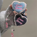 3D Denim Love Heart Coin Purse