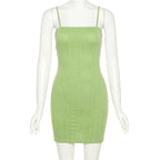 Green Knit Bodycon Dress