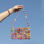 Jelly Heart Bead Handbag