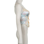 French Floral Corset Top