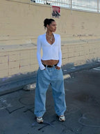 White Zipper Crop Jacket