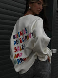 Funny Embroidery Knit Pullover