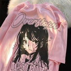 Japanese Manga Girl Shorts Sleeve T-shirt