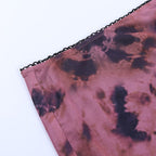 Cute Sexy 90s Retro Vintage Tie Dye Mesh Ruffle Trim A-line Mini High Waisted Skirt Aesthetic Goth E-Girl Kawaii Korean Japanese Harajuku Streetwear