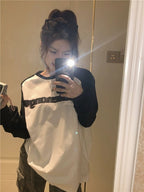 Pink Patchwork Long Sleeve Shirt