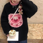 Sweet Bear Cake Print Sweater