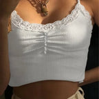 Lace Patchwork Tank Top