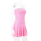Pink Coquette Tiered Strapless Mini Dress