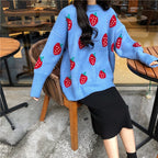 Strawberry Knit Sweater