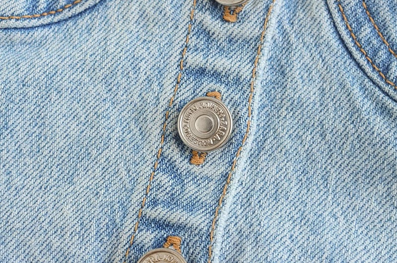 Blue Denim Tube Top