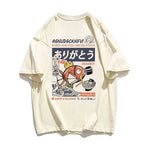 Japanese Fish Print Short Sleeve T-shirt