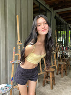 Yellow Bow Tank Top