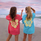 Sunflower Print Short Sleeve T-shirt