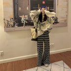 Butterfly Print Loose Sweater