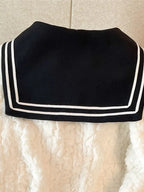 Japanese Sailor Fluffy Bow Knot Jacket