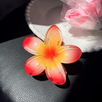 Frangipani Flower Claw Clip