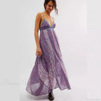 Fine Chiffon Floral Boho Dress