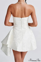Fitted Strapless Chic Party Dress