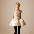 Floral Lace Bandage Prom Dress for Birthday Party