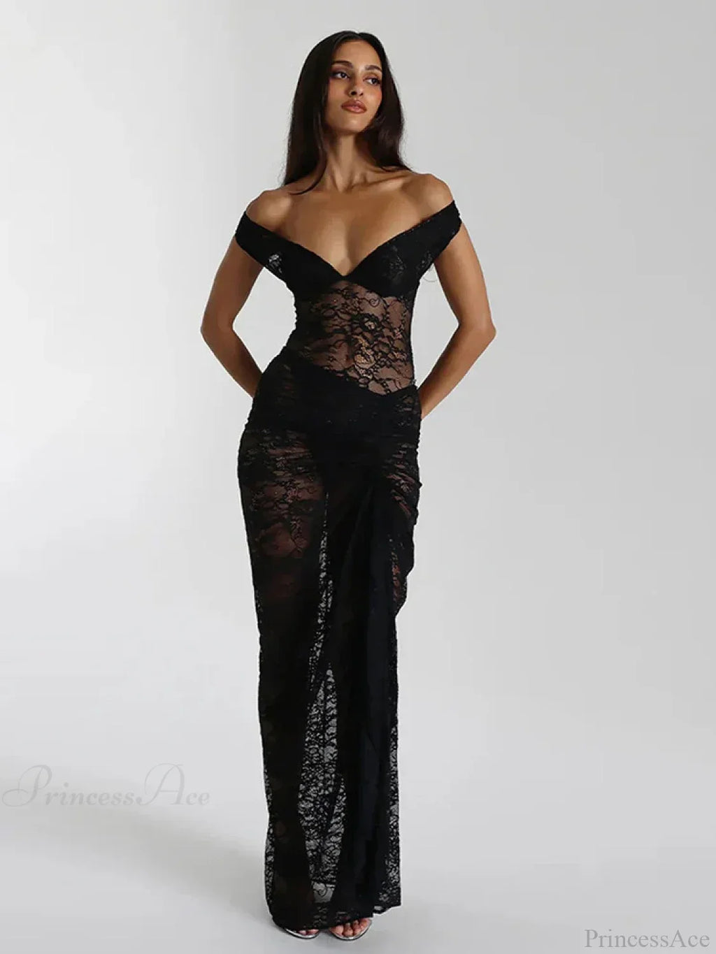 Floral Lace Skirt Suit Vacation Dress