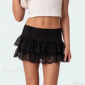 Floral Ruffles Fairycore Skirt