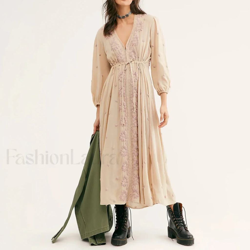 Floral Swing Maxi Dress