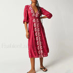 Floral Swing Maxi Dress