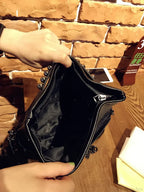 Folding Design PU Leather Clutch Wristlet