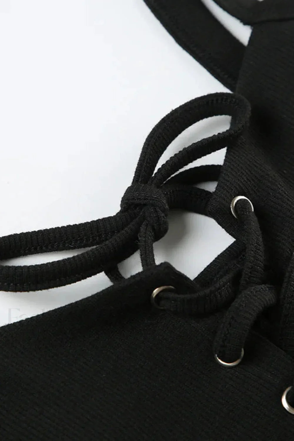 Black V-Neck Spaghetti Strap High Slit Waist Wrap Maxi Dress