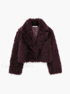 Fuzzy Faux Fur Short Coat