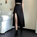 Gathered Patchwork Pleated Skirt