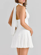 Gemma Lace Patchwork Mini Dress