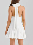 Gemma Lace Patchwork Mini Dress