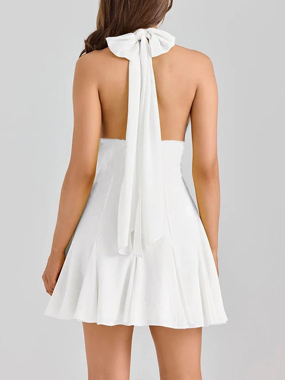 Gemma Lace Patchwork Mini Dress